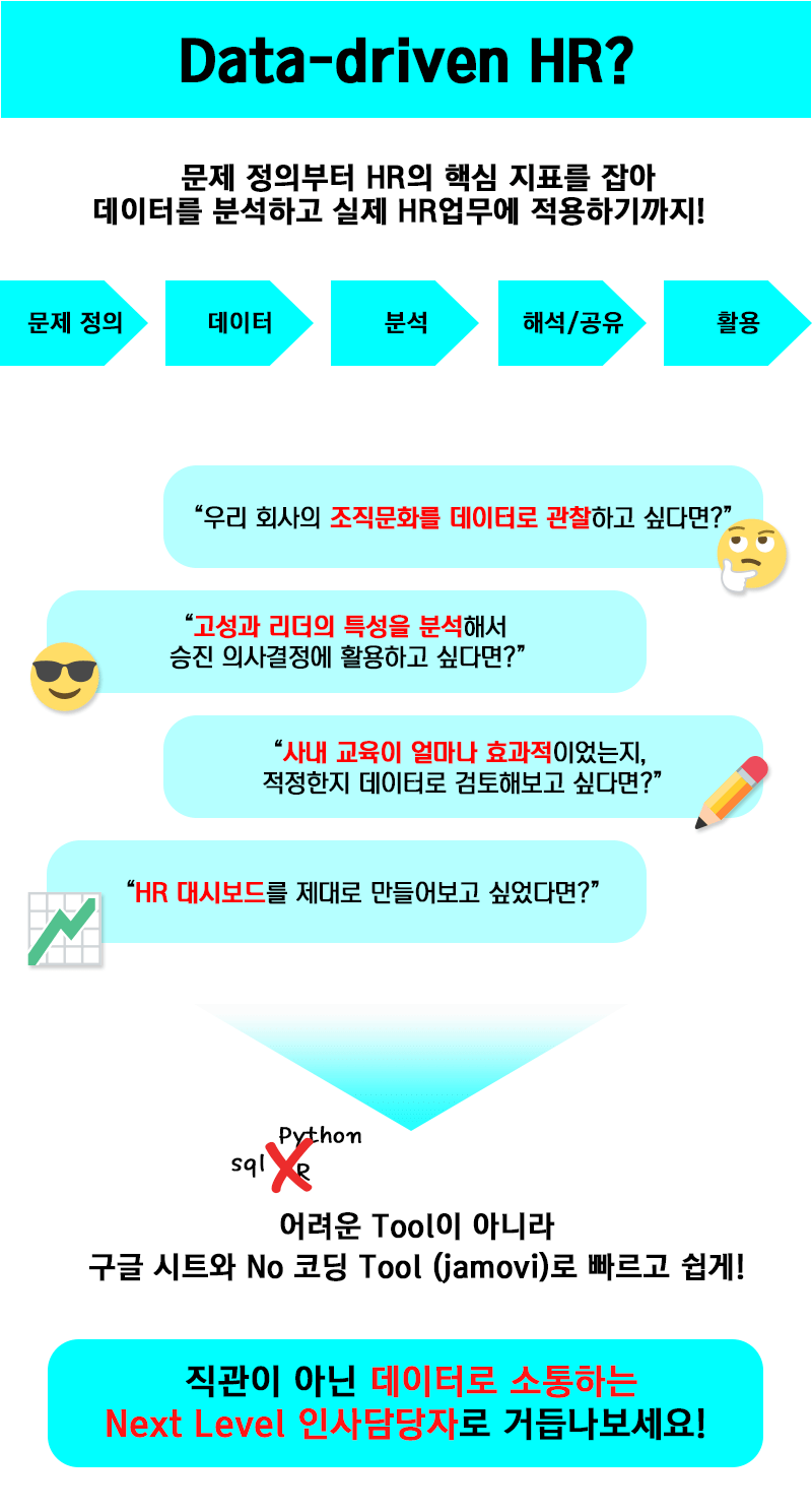 피플 애널리틱스 강의 HR 애널리틱스 강의