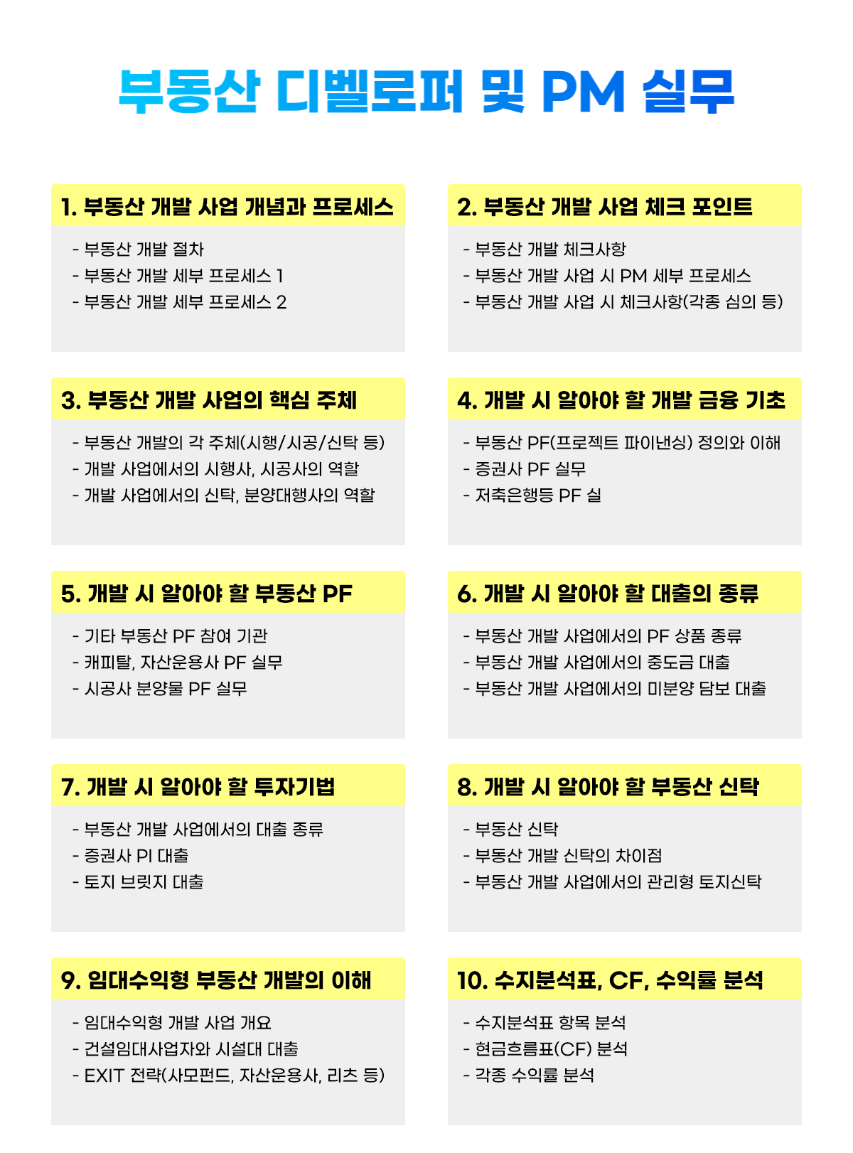 부동산 개발 실무