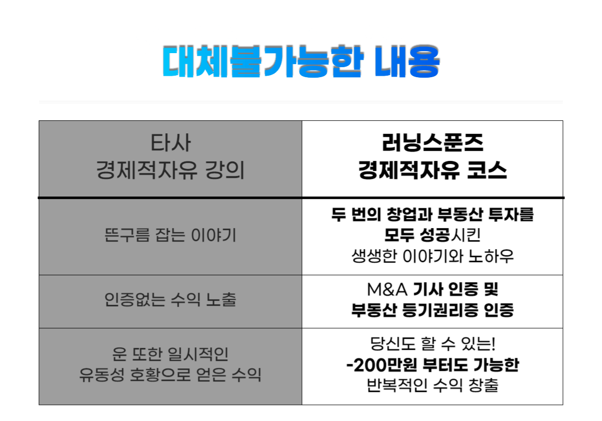 경제적 자유 강의 경제적자유 강의